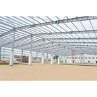 Pre Manufactured Q235B Prefab Steel Structure Buildings ASTM