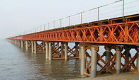 Single Row/Double Row Temporary Modular truss bridge Steel Bailey Bridge