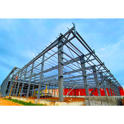 Portal Frame Warehouse Steel Structure Construction Prefabricated Pole Barn